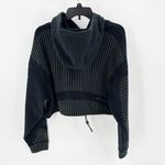 Nike Pro Womens Therma-FIT ADV Cropped Fleece Hoodie Black size S athletic Photo 2