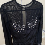 House Of CB  'Anastasia' Black Crystallised Corset‎ Dress NWOT size L Photo 8