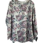 Ideology Women's Floral Grey Sweater Top Photo 0