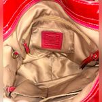 Coach Red Leather Shoulder Bag Photo 9