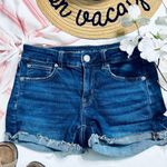American Eagle  Super Stretch Dark Wash Shortie Denim Shorts Photo 7