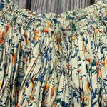 FP One Third Charm Printed Mini Skirt | size large | free people | green combo Photo 3