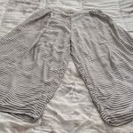 Anthropologie  Faithful The Brand Striped Wide-Leg cropped Pants size M side slit Photo 8