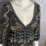 Blush  Multicolor Polyester V-Neck Dress Size Large Photo 2