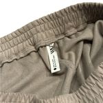 ZARA Tan Joggers Relaxed Fit Elastic Waist Photo 5