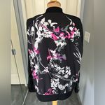 Fabletics  Bev Floral Full Zip Bomber‎ Jacket Athleisure Sporty Photo 5