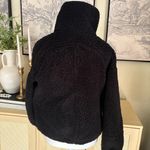 Lululemon Cinchable Fleece Zip-Up Jacket Sherpa Teddy In Black Size 4 Photo 5