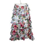 Alix of Bohemia Tasha Rose Ruffle Skirt NWT Sz. S White Photo 6