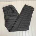 Harvé Benard Harve Benard Gray Pinstripe Wool Lined Trousers Sz 10 31" waist Photo 0