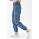 PacSun  Super High Rise Seamed Denim Joggers Photo 4