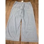 American Eagle  NWT AE Cozy Dreamy Drape Low-Rise Ultra Wide-Leg Jean Large Photo 4