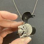 Lead Us Not Into Temptations Journey Box Keepsake Locket Treasure Chest Pendant Silver Photo 10