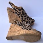 Mata Shoes Leopard print, open toe, backstrap, buckle, cork women sandals size 10 Photo 4