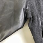 Disney  Store Mickey Varsity Jacket Mens XL Gray Faux Leather Embroider Nice Guy Photo 8