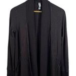 Athleta  Women’s Pranayama Restore Wrap Cardigan in Dark Purpleish Grey Size S Photo 2