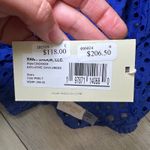 Ramy Brook cotton tie front Caya mini dress swim baithingsuit coverup blue large Photo 4