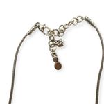 Brighton  JN1492 LONDON GROOVE NECKLACE  Pendant Swarovskl Silver Scroll Photo 3