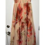 Hutch  Smocked Tulle Gown Dress Taupe Red Size Medium NWT Wedding Romantic Fairy Photo 13