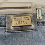 Romance Jeans Light Wash Y2K Butterfly Flare Jeans Size 34 Photo 9