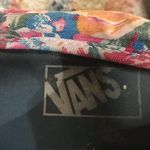 Vans Red Blue Floral Canvas Low Sneakers Shoes Unisex Women's 7 Men's 5.5 Photo 9