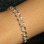 Sterling Silver 7”  Parallel Curb bracelet Photo 0