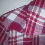 Raquel S/M Flannel Red Plaid Top Size M Photo 4