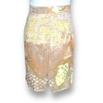 Vintage Platinum Dorothy Schoelen Skirt Abstract Brown Yellow Orange Lined Size 2 Photo 2