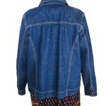Denim & Co . 1990s Vintage Embellished Denim Jacket Jean Jacket Beaded Sequin XL Photo 6
