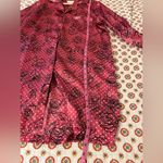 Vintage Satin Bed of Roses Floral Polka Dot Long Sleeve Pajama Dress Size Large Photo 6