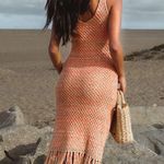 Lush Clothing Sherbet Crochet Fringe Midi  Photo 2