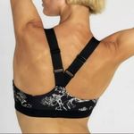 Free People Movement Freestyle Athletic Sports Bra: Black Floral Stripe Photo 2