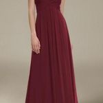 David's Bridal AW Vienna Bridesmaid Prom Formal Special Occasion Wedding Guest Dress, 16, Red Photo 0