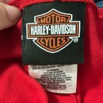 Harley Davidson  2011 Criss Cross Red Tee Shirt Size Medium “Ocean State” Photo 6
