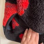 Lane Bryant Livi Active half zip black fleece rose floral jacket - size 14/16 Photo 2