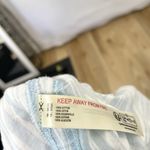 Free People  Western Relaxed Oversized Stripe Button Front Shirt size XS Photo 7