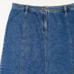 Vintage 90s Casual Corner Annex Denim Maxi Skirt Blue Size L Photo 4