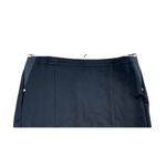 Anne Klein Black Ponte Knit Elastic Wedge Waist Straight Skirt XL Preppy Classic Photo 4