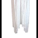 Bridesmay White Lace V Neck Asymmetrical Hem Sz M NWOT Size M Photo 5