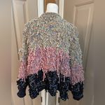 Kori  America Plus open front long sleeve color block knit cardigan, size 1X/2X. Photo 5