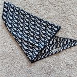 Christian Dior Dior oblique Dior diamond silk twill in Navy Blue. Photo 2