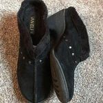 Van Eli Black Heeled Clog Fleece Lined Shoes Womens Size 8M Photo 0