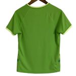 Nike Women’s Performance V-neck Lime Green Athletic Shirt Size Medium Photo 1