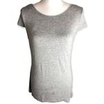 Philosophy  Cap Sleeve Heather Grey T-shirt Photo 10