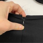 Tahari ASL Black Cap Sleeve Knee Length Sheath Dress Womens 14 Preppy Academia Photo 8