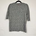 Desigual  Grey Lagenlook Short Sleeve Sweater Womens S Artsy Casual Photo 8