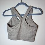  FlowKnit Ultra Soft Performance Crop Tank Biker Shorts Set Oatmeal S Quince FlowKnit Ultra Soft Performance Crop Tank Biker Shorts Set Oatmeal S Photo 5