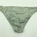 Victoria's Secret Victoria’s Secret Light Blue and Silver Cheetah Print Push Up Bikini Size L/M Photo 9