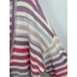 Torrid  Pastel Pink Purple Striped Soft Knit Button Up Cardigan Sweater Size 4X‎ Photo 5