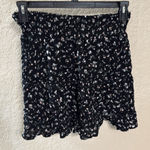 Hippie Rose NWOT. Black Floral Skirt Photo 0