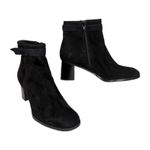 Kate Spade  NY Madelaine Black Suede Ankle Bootie Block Heel Women's 10.5 Photo 0